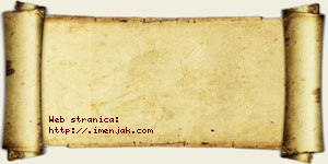 Velislava Joksić vizit kartica